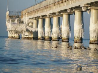 Морозный январь подарил любителям живописных видов незабываемые пейзажи